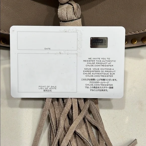 Chloe Hudson shoulder Bag Motty Grey - Picture 2 of 7